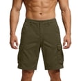 thumbnail image 2 of Timoontee Men Outdoor Shorts with Multiple Utility Pockets and Breathable Lightweight Material for Modern Fit All Day Comfort Brown S, 2 of 7