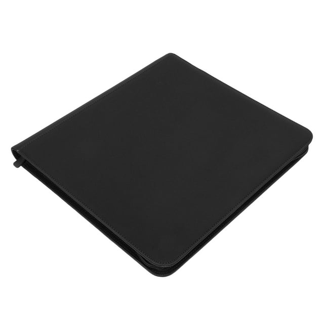 Card Binder ,12 Pocket PU Leather 480 Side Loading Pocket Binder With Zipper Loading Card Folders Album For Game Cards Sports Cards