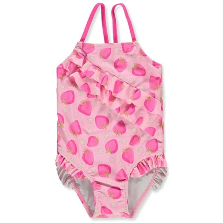 

Real Love Baby Girls 1-Piece Strawberry Swimsuit - pink/multi 24 months (Infant)