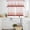 Red, variant on Red Coastal Shell Kitchen Curtains Sets for Windows 24 Inch Length, Nautical Seahorse Coral Stripes Rod Pocket Window Treatments Tier Curtains and Valances Set for Bedroom/Bathroom