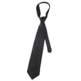 thumbnail image 3 of TopTie Mens Necktie Solid Color Black Ties, Formal Neck ties, Gift Ideas, 3 of 5