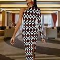 Card Player Casino Bodycon Dress Lady Gambling Blackjack Club Maxi