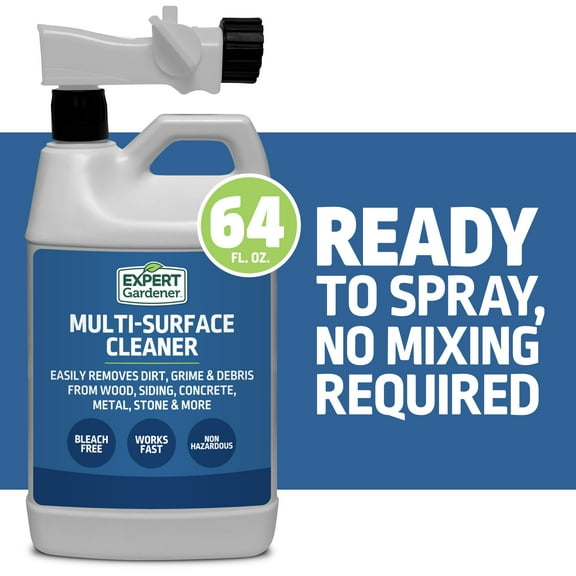 Expert Gardener Multi-Surface Cleaner, 64 Fluid Ounce, Ready-to-Spray, Fast-Acting, Bleach-Free