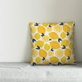 thumbnail image 2 of Creative Products Lemon Print 16x16 Indoor / Outdoor Pillow, 2 of 2