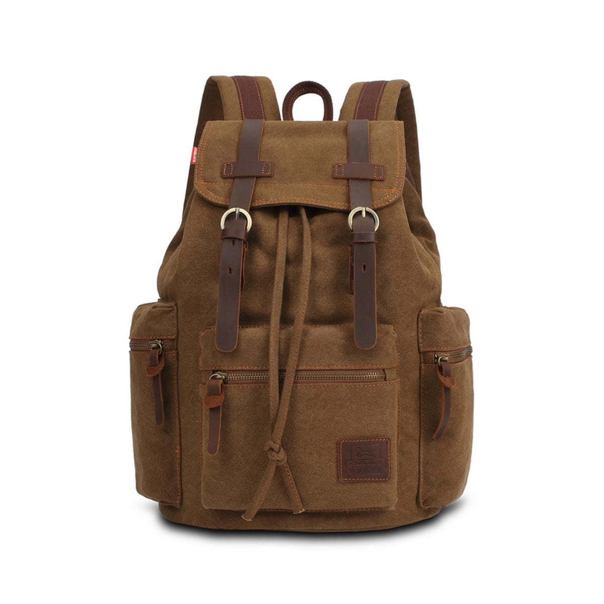 Unisex Vintage Travel Canvas Backpack Sport Rucksack Satchel School Hiking Bag 