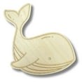thumbnail image 2 of Unfinished Wood Etched Whale Shape 10" / 1/4", 2 of 2