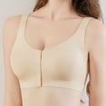 thumbnail image 2 of XIYON Women's Bra Post Bra For Chest Reconstruction Front Closure Seamless Bra For Breast Cancer Comfortable And Versatile Underwear Everyday Bras, 2 of 6