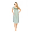 thumbnail image 5 of JEFFRICO Womens Nightgowns Sleepwear Soft Pajama Dress Short Sleeve Nightshirts Plus Size, 5 of 5