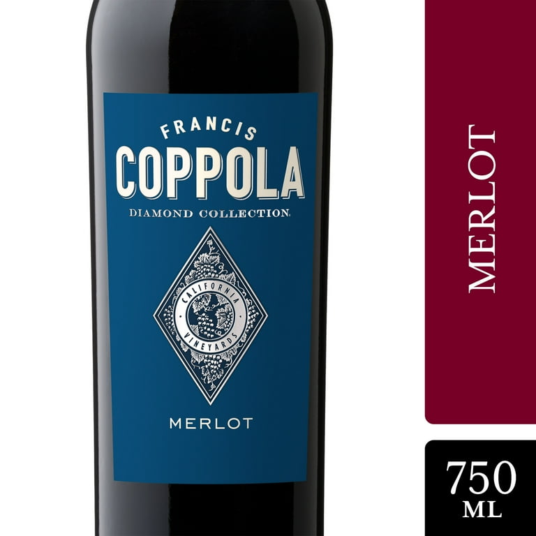 Coppola Diamond Collection Merlot Red Wine, California, 750 mL