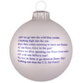 thumbnail image 3 of Christmas Tree Ornaments Made in the USA - 80mm / 3.25" Decorated Collectible Glass Balls from Christmas by Krebs - Handmade Hanging Holiday Decoration for Trees, 3 of 5