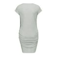 thumbnail image 4 of Robe de Maternité Sans Manches pour Femmes, Imprimé Lettre Dessin Animé, 4 of 6