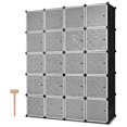 thumbnail image 1 of Costway DIY 20 Cube Portable Closet Storage Organizer Clothes Wardrobe Cabinet W/Doors, 1 of 10