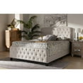 thumbnail image 5 of Annalisa Modern Transitional Beige Fabric Upholstered Button Tufted Full Size Panel Bed, 5 of 5