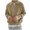 Khaki, variant on safuny Men's Casual Knitted Sweaters Loose Suit Tops Big&Tall Long Sleeve Shirts Jackets Turn Down Collar Sweatshirts Zipper Outwear Fashion Solid Color Shackets Black L