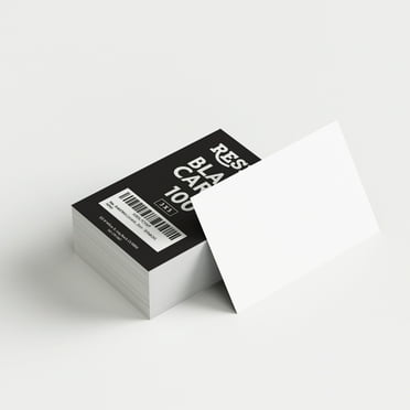 Reskid 100 Pack of 3x5 inches Thick Heavyweight Index Cards on 110lb Card Stock - Perfect for Note-Taking, Studying, and Organization - Ideal for Classrooms, Office, and Home Use