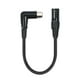 thumbnail image 3 of 2X Cable XLR XLR Hembra de Ángulo Recto A Macho Cable de Micrófono Balanceado de 3 Pines para Mezcladores, Sistemas de Altavoces, 3 of 5