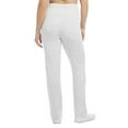 thumbnail image 3 of Danskin Women's Scuba Straight Leg Pant (Oatmeal Heather, Small), 3 of 3