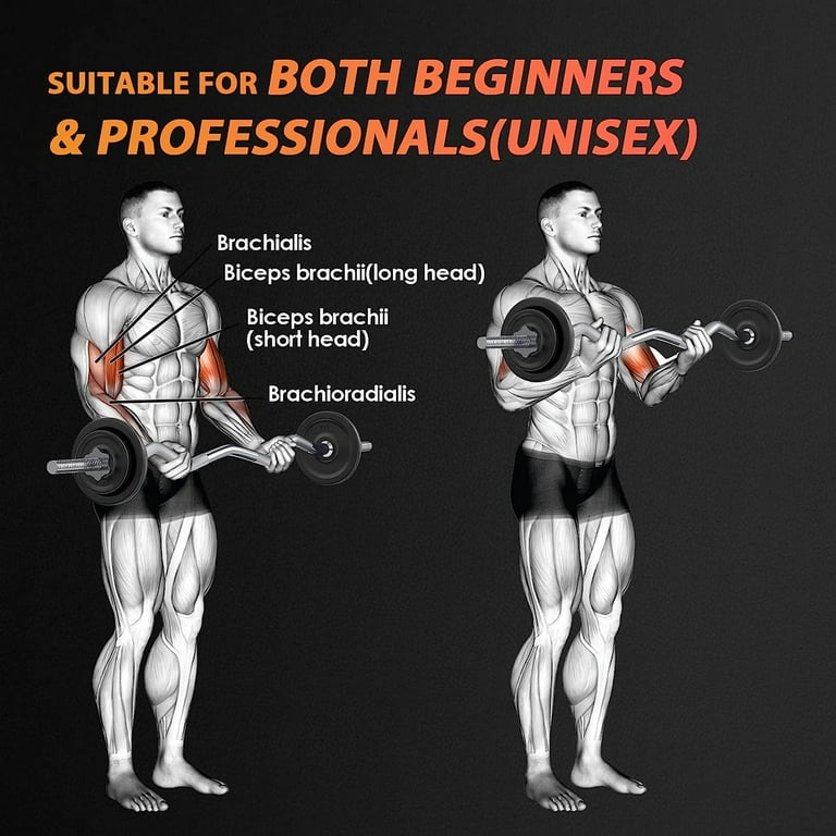 Brachialis workout apontando with dumbbells