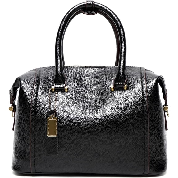 Boston Tote Bag for Women, Soft PU Leather Crossbody Shoulder Bags Hobo Handbags with Removable Shoulder Strap