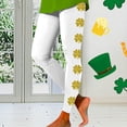 thumbnail image 2 of B91xZ Women's Plus Size Jegging High Rise Ankle Knit Leggings,White S, 2 of 5