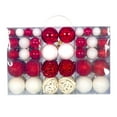 thumbnail image 1 of 100x adornos de bolas de Navidad decoraciones de bolas de Navidad adornos navideños colgantes multicolores para compromiso graduación al aire libre, 1 of 8
