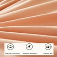 thumbnail image 6 of Clearance Cooling Blanket,Hwkond Machine Washable Lightweight Cotton Quilt - Ideal For AirConditioned Rooms All-Season Cool Comfort Easy Care 110x150cm/43.3x59.05in,Orange,110x150cm, 6 of 8