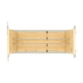 thumbnail image 4 of Rev-A-Shelf 447-BCBBSC-8C-8 Pull-Out Wood Foil Wrap/Tray Divider Cabinet Organizer with Ball-Bearing Soft-Close Slides, Natural, 4 of 12