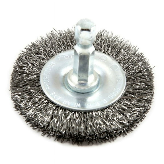 Forney 2-1/2 in. Crimped Wire Wheel Brush Metal 6000 rpm 1 pc.