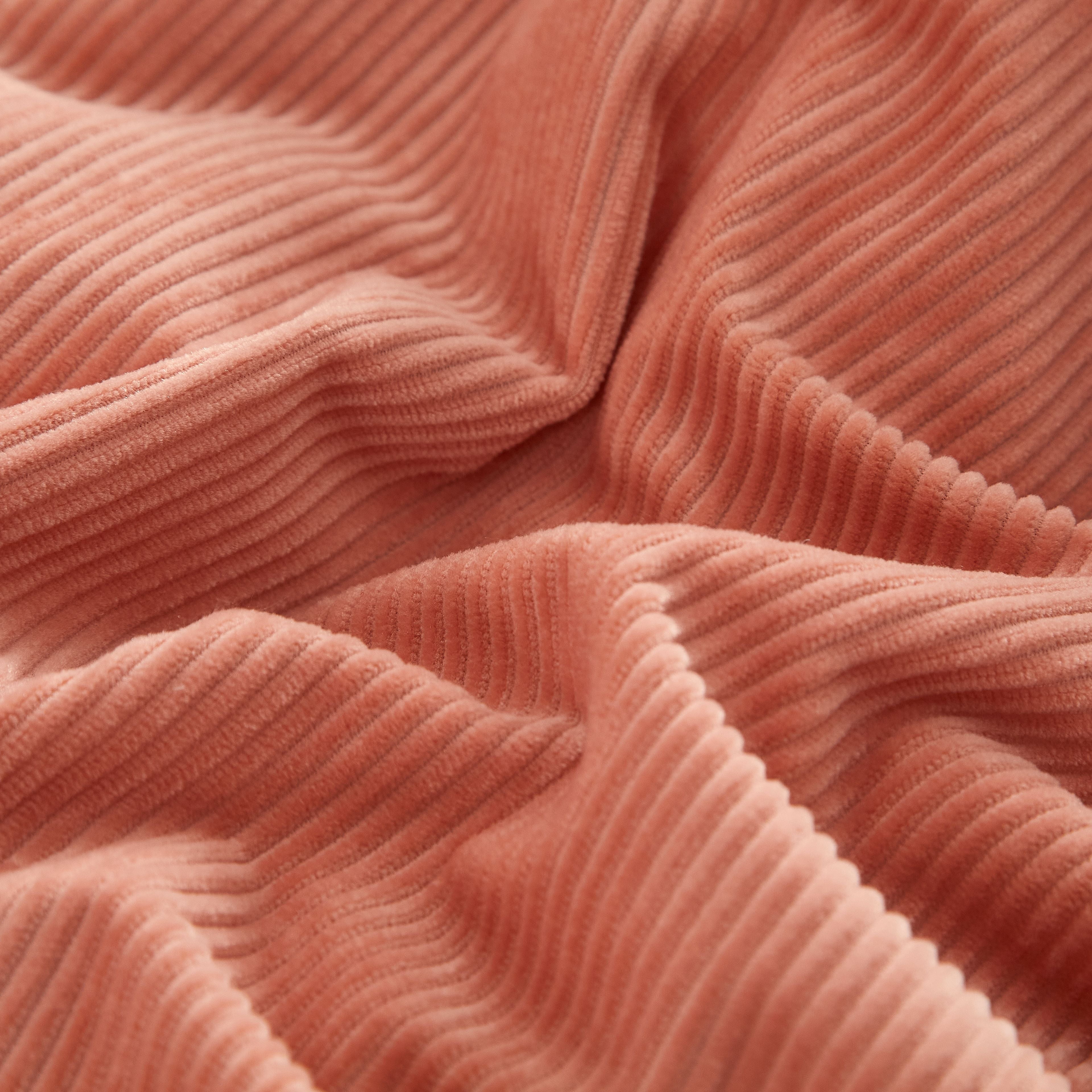 Mainstays Terracotta Corduroy Comforter for Teens and Adults, Twin XL