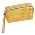 thumbnail image 1 of Bolsa de maquillaje transparente portátil para baño, vacaciones y organización, 1 of 5