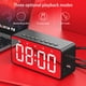 thumbnail image 5 of Altavoces Bluetooth Inalámbrico Llevó el Reloj Espejo Wtih Pantalla 5.0 Inalámbrico Bluetooth Audio Reloj de Alarma Tres Tarjeta de Llamada de Brillo, Construido en la Batería de Litio Reloj de Alarma, 5 of 7