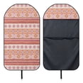 thumbnail image 6 of Uourmeti Terry Cloth Car Seat Cover Machine Washable, Compatible with Van and Truck, Non Slip Waterproof Bucket Seat Protector Fit for Sedan Vehicle Geometric Stripe 1 Pack, 6 of 7