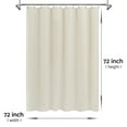 thumbnail image 7 of Mrs Awesome Beige Shower Curtain Liner Waterproof PEVA 8G Thickness, 6 Bottom Magnets, 72"W x 72"H, 7 of 7
