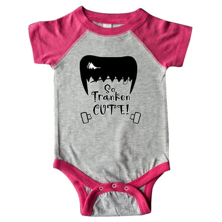 

Inktastic Halloween So Franken Cute Frankenstein Gift Baby Boy or Baby Girl Bodysuit