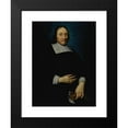 thumbnail image 2 of Claude Lefebvre 19x24 Black Modern Framed Museum Art Print Titled - Portrait of a Gentleman, 2 of 5