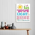 thumbnail image 4 of Bible Verses Canvas Wall Art for Kids,Let Your Light Shine Colorful Rainbow Canvas Print Wall Art for kids,Christian Religious Canvas Wall Art For Kids Nursery/Classroom/Bedroom Wall Decor 12" x 15", 4 of 6