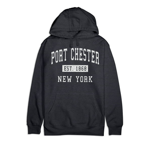 Port Chester New York Classic Established Premium Cotton Hoodie