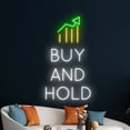 thumbnail image 5 of Handmadetneonsign Buy And Hold Stock Market Neon Light, Trading Neon Sign, Bitcoin Led Sign, 5 of 5