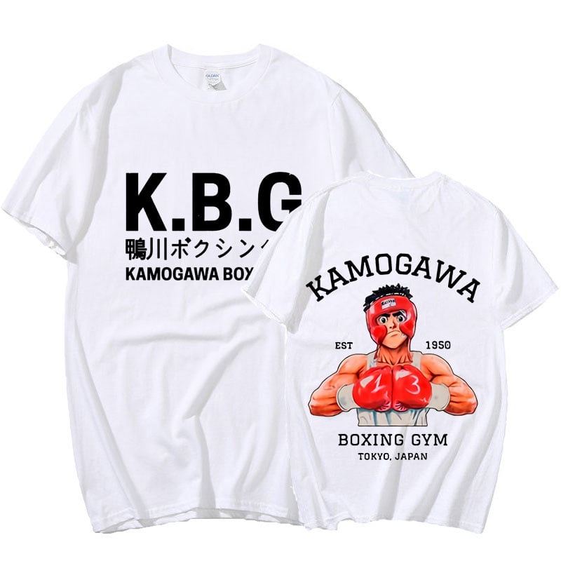 Anime Hajime No Ippo Kamogawa Boxing Gym T Shirt Manga Makunouchi ...