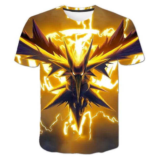 Camiseta de algodón para bebé de Pokémon Pikachu, camiseta de Squirtle, Charmander, Eevee, ropa de dibujos animados kawaii para niño, camisetas de verano para niño y niña