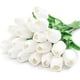thumbnail image 2 of 20 piezas de tulipanes artificiales de PU, arreglos de ramo de flores falsas de un solo tallo para decoración de bodas y fiestas en casa Sailing  Electrónica, 2 of 6