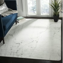 Safavieh Daytona Charlie Geometric Polyester Machine Washable Area Rug, Ivory/Gray, 5'1" x 7'6"