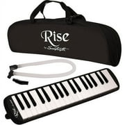 Rise by Sawtooth 37 Key Black Piano Style Melodica