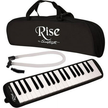 Rise by Sawtooth 37 Key Black Piano Style Melodica