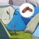 thumbnail image 2 of 2pcs Tienda de campaña Cuerda Hebilla de madera Tendedero Tensor Tensor resistente Camping Tensor, 2 of 5