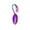 a, variant on Rainbow Titanium-Coated Curved Handle Serving Spoon, 4.33 To 5.23 Inch Elegant Design With Ergonomic Loop Grip For Easy Lifting And No-Slip Handling a