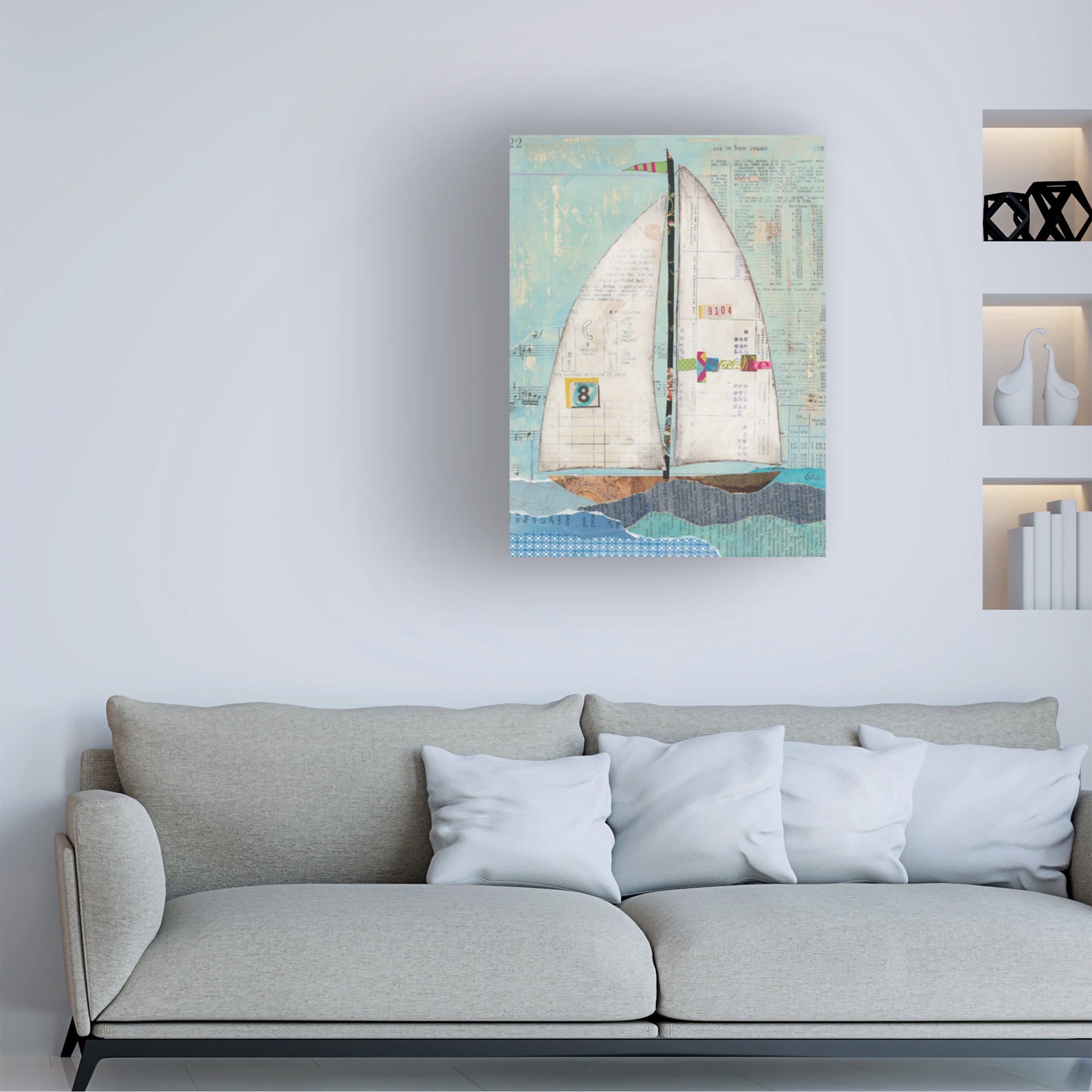Courtney Prahl 'At The Regatta I' Canvas Art