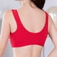 thumbnail image 5 of ICHUANYI Clearance Women's Plus Size Bra,Casual Sexy Lace Front Button Shaping Cup Shoulder Strap Underwire Bra Plus Size Extra-Elastic Wirefree(Red, L) Ichuanyi Ichuanyi, 5 of 5
