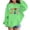 R103-Green, variant on RMGVDSD Hoodies for Girls Back To School Hooded Sweatshirts Letter Print First Day Of School Hoodie Pullover Tops Loose Fit Trendy Clothes Comfy Sweatshirt 3-4 Years