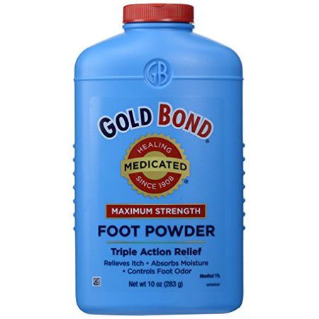 2 Pack - Gold Bond Foot Powder Medicated Maximum Strength 10 oz Each